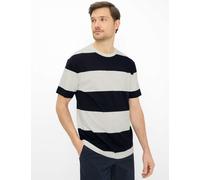 T-Shirt BRAX "Style TRAVIS", Jungen, Gr. L (52), navy, 98% Baumwolle, 2% Elasthan, Rundhals, Shirts T-Shirt (43174416-L) navy