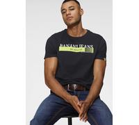 T-Shirt BRUNO BANANI, Damen, Gr. L (52/54), schwarz, Single Jersey, Obermaterial: 100% Baumwolle, bedruckt, schmal, Rundhals, Shirts T-Shirt, kurze Ärmel, schmale Passform, bedruckt, Rundhalsausschnit