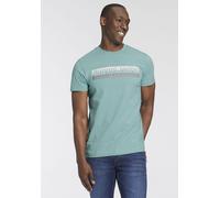 T-Shirt BRUNO BANANI, Herren, Gr. 4XL (68/70), grün (mint), Single Jersey, Obermaterial: 100% Baumwolle, bedruckt, schmal, Rundhals, Shirts T-Shirt, mit modischem Frontprint (10108169-4XL) mint