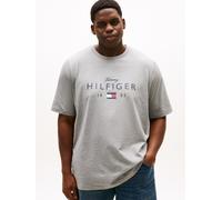 Tommy Hilfiger Herren Bt-Brand Love Big Hilfiger Tee-B Mw0Mw43005 S/S T-Shirt, Grey (Medium Grey Heather), 4XL