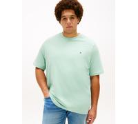 T-Shirt "BT-ESS SEASONAL REGULAR SOLID", Damen, Gr. 3XL, crushed mint, Single Jersey, Obermaterial: 100% Baumwolle, TOMMY HILFIGER BIG & TALL, regular fit normal, Rundhals, eingesetzt abgesteppte Kant