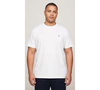 T-Shirt "BT-ESS SEASONAL REG SOLID TEE-B", Herren, Gr. 3XL, weiß, Single Jersey, Obermaterial: 100% Baumwolle, TOMMY HILFIGER BIG & TALL, regular fit normal, Rundhals, eingesetzt abgesteppte Kante, Sh
