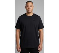 T-Shirt "BT-ESS SEASONAL REGULAR SOLID", Damen, Gr. 4XL, desert sky, Single Jersey, Obermaterial: 100% Baumwolle, TOMMY HILFIGER BIG & TALL, regular fit normal, Rundhals, eingesetzt abgesteppte Kante,