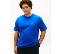 T-Shirt "BT-ESS SEASONAL REGULAR SOLID", Herren, Gr. 5XL, regal blau, Single Jersey, Obermaterial: 100% Baumwolle, TOMMY HILFIGER BIG & TALL, regular fit normal, Rundhals, eingesetzt abgesteppte Kante