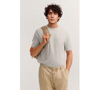 T-Shirt BUGATTI "Basic", Damen, Gr. L, 30, beige, 100% Baumwolle, unifarben, normal, Rundhals, Shirts T-Shirt, aus Baumwolle Modern Fit Rundhals (89996954-L) 30, beige