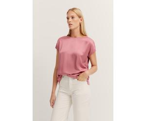 T-Shirt BUGATTI, Damen, Gr. XS, rosa (730, rose), 95% Viskose, 5% Elasthan, unifarben, normal, Rundhals, normaler Saum, Shirts T-Shirt, aus weichem Materialmix (31892656-XS)