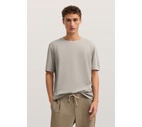 T-Shirt BUGATTI, Jungen, Gr. S, 50, beige, 50% Baumwolle, 50% Polyester, unifarben, normal, Rundhals, Shirts T-Shirt, aus einem Baumwoll-Mix (21816162-S) 50, beige
