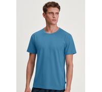 T-Shirt CALIDA "RMX Sleep Holiday", Damen, Gr. XL (56), nordic, Obermaterial: 100% Baumwolle, unifarben, klassisch normal, Rundhals, gerader Abschluss, Shirts T-Shirt, Baumwolle, basic, unifarben, beq