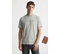 T-Shirt CALVIN KLEIN "30S EU WHOLESALE SPORTSWEAR GRAP", Jungen, Gr. XXL, shadow, Web, Obermaterial: 100% Baumwolle, unifarben, klassisch normal, Rundhals, eingesetzt abgesteppte Kante, Shirts T-Shirt