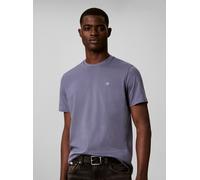 T-Shirt CALVIN KLEIN "CLASSIC MONOGRAM TEE", Herren, Gr. L, grisaille, Web, Obermaterial: 100% Baumwolle, unifarben, regular fit normal, Rundhals, eingesetzt abgesteppte Kante, Shirts T-Shirt, Regular