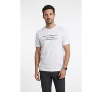 T-Shirt CALVIN KLEIN "GRAPHIC TEE", Herren, Gr. M, hellweiß, Web, Obermaterial: 100% Baumwolle, unifarben, regular fit normal, Rundhals, eingesetzt abgesteppte Kante, Shirts T-Shirt, Regular fit, Druc