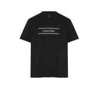 T-Shirt CALVIN KLEIN "GRAPHIC TEE", Herren, Gr. XL, schwarz, Web, Obermaterial: 100% Baumwolle, unifarben, regular fit normal, Rundhals, eingesetzt abgesteppte Kante, Shirts T-Shirt, Regular fit, Druc