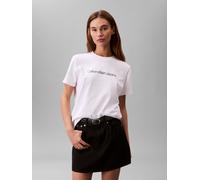 CALVIN KLEIN JEANS T-Shirt weiss | XL