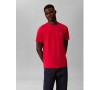 Calvin Klein Herren SS Classic Monogram Tee LV04RD254G Tees, RED (Adrenaline Rush), L, Rot (Adrenaline Rush), L