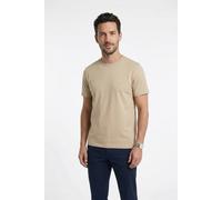 T-Shirt CALVIN KLEIN JEANS "CLASSIC MONOGRAM", Herren, Gr. M, weiß pepper, Single Jersey, Obermaterial: 100% Baumwolle, regular fit normal, Rundhals, eingesetzt abgesteppte Kante, Shirts T-Shirt, regu