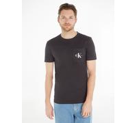 Calvin Klein Jeans T-Shirt mit Brusttasche in Black, Größe XXL