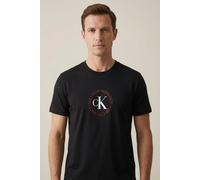 Calvin Klein Jeans 30s Word Circle Kurzarm-t-shirt XL Black