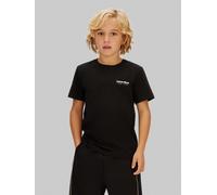 Calvin Klein Jungen T-Shirt Kurzarm Minimal Logo aus Baumwolle, Schwarz (Ck Black), 8