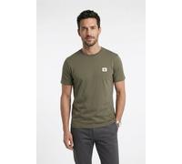 Calvin Klein Jeans Regular Fit T-Shirt aus reiner Baumwolle in Khaki, Größe S