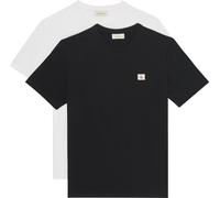 Calvin Klein Jeans T-Shirt mit Label-Detail im 2er-Pack in Black, Größe M