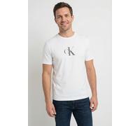 Calvin Klein 30s Distress Monogram Graphic Kurzarm-t-shirt S Bright White