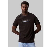 Calvin Klein Ss 30s Eu Sp Outline T-shirt Black Größe: XL | Outlet | Herren | Schwarz