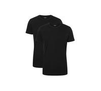 T-Shirt CAMANO "T-Shirt Men Comfort BCI Cotton Crew Neck T-Shirt 2P 2er Pack", Damen, Gr. XXL, schwarz, Obermaterial: 100% Baumwolle CO., Shirts T-Shirt (96121465-XXL) schwarz