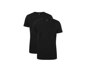 T-Shirt CAMANO "T-Shirt Men Comfort BCI Cotton Crew Neck T-Shirt 2P 2er Pack", Jungen, Gr. XXL, schwarz, Obermaterial: 100% Baumwolle CO., Shirts T-Shirt (96121465-XXL) schwarz