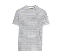 camel active Herren Meliertes T-Shirt mit Cooling Effekt Grau, Menswear-L