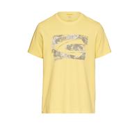 T-Shirt CAMEL ACTIVE, Damen, Gr. M, dusty citron, Jersey, Obermaterial: 100% Baumwolle, bedruckt, regular fit taillenbedeckt, Rundhals, gerader Abschluss, Shirts T-Shirt, mit Logo-Print (76618217-M)