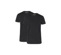 Unterhemd CAMP DAVID "underwear", Herren, Gr. M, N-Gr, schwarz, Obermaterial: 95% Baumwolle, 5% Elasthan, unifarben, Unterhemden Unterhemd, mit flacher Naht (33037632-M)
