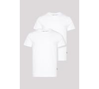 Rundhalsshirt CAMP DAVID Gr. XXXL, weiß Herren Shirts (74354362-XXXL) weiß