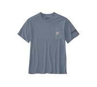 T-Shirt CARHARTT "Graphic", Herren, Gr. M, blau (blau, grau), Obermaterial: 100% Baumwolle CO., Shirts T-Shirt (52498704-M) blau, grau
