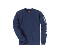 carhartt Long Sleeve Logo-Shirt | Navy | M