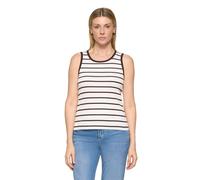 CARTOON - Basic-Top Weiß/Braun - Gr. - 34