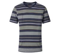 T-Shirt CASAMODA "CASAMODA T-Shirt gestreift", Herren, Gr. 3XL, grün, 100% Baumwolle, Shirts T-Shirt (40871834-XXXL) grün