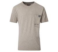 T-Shirt CASAMODA "CASAMODA T-Shirt uni", Herren, Gr. M, beige, 100% Baumwolle, Shirts T-Shirt (40096453-M) beige