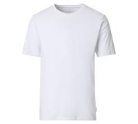 T-Shirt CASAMODA "CASAMODA T-Shirt uni", Herren, Gr. M, weiß, 100% Baumwolle, Shirts T-Shirt (43018417-M) weiß