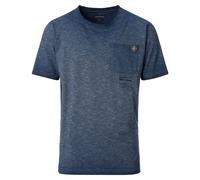 Casa Moda Regular Fit T-Shirt Rundhals blau, Einfarbig