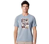 Casa Moda Regular Fit T-Shirt Rundhals blau, Einfarbig