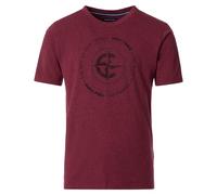 T-Shirt CASAMODA "CASAMODA T-Shirt uni", Herren, Gr. XL, rot, 100% Baumwolle, Shirts T-Shirt (59169954-XL) rot