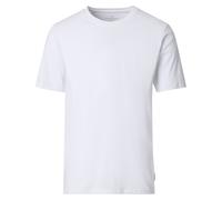 T-Shirt CASAMODA "CASAMODA T-Shirt uni", Herren, Gr. XL, weiß, 100% Baumwolle, Shirts T-Shirt (43018417-XL) weiß