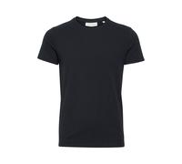 Casual Friday T-Shirt mit geripptem Rundhalsausschnitt in Marine, Größe XXL