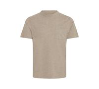 T-Shirt CASUAL FRIDAY "T-Shirt CFJASPER mélange tee with chest pocket", Herren, Gr. M, braun (wren melange), Obermaterial: 100% Baumwolle CO., Shirts T-Shirt (91921035-M) wren melange