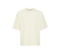 T-Shirt CASUAL FRIDAY "T-Shirt CFTue", Damen, Gr. XL, weiß (weiß asparagus), Obermaterial: 70% Baumwolle CO. 25% Polyester PES. 5% Elasthan EL., Shirts T-Shirt (24610642-XL) weiß asparagus