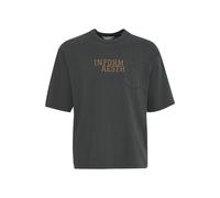 T-Shirt CASUAL FRIDAY "T-Shirt CFTUE tee with print and chestpocket", Herren, Gr. M, grau (schwarz shadow), Obermaterial: 100% Baumwolle CO., Shirts T-Shirt (43271242-M) schwarz shadow