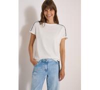 CECIL - T-Shirt mit Animalprint weiß - Gr. - L