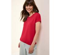CECIL Damen B323100 Shirt in Unifarbe, Glazed Apple Red, M