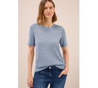 Cecil - Leichtes Strick-Look T-Shirt blau - Gr. - XL