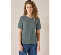 Cecil Damen Streifenshirt mit Struktur in Grün, Gr: XL